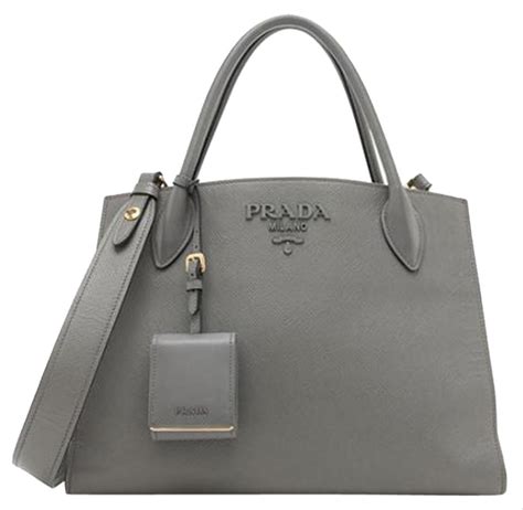 prada saffiano tote grey|Prada saffiano cuir leather tote.